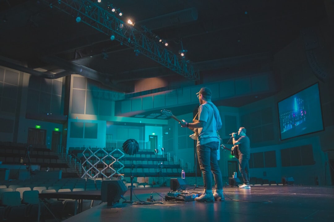 music stars on stage