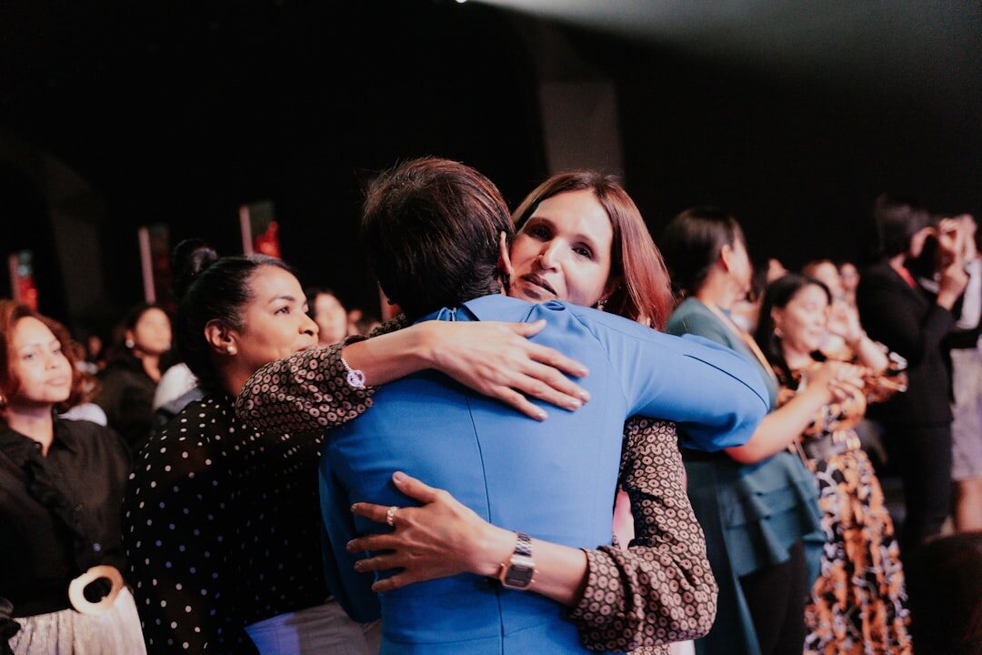 hollywood stars hugging